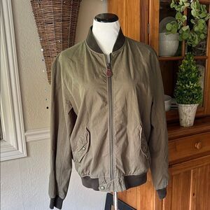 Wallace & Barnes Olive Green Fully Lined Bomber Jacket Men’s Size M